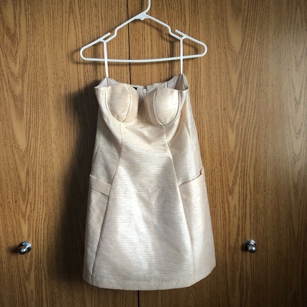 bebe Strapless Dress